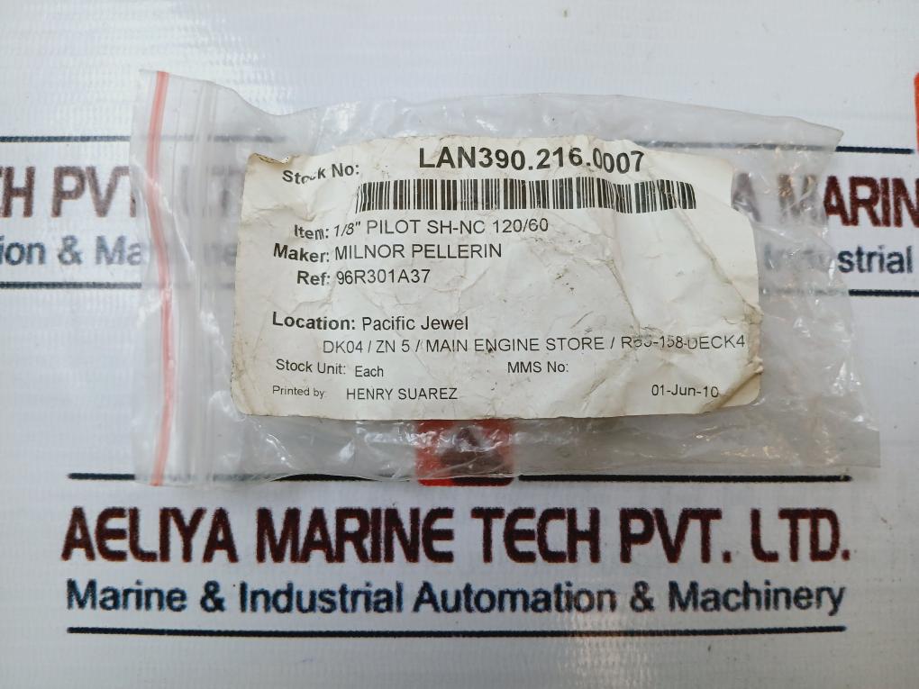 Burkert 6012 C 3/64 Fkm Solenoid Valve 120V 50-60Hz 4W