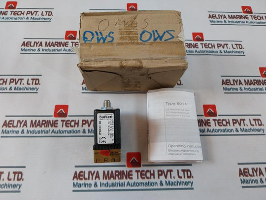 Burkert 6014 C 1,5 Fkm Ms Plunger Valve 3/2-way Direct-acting