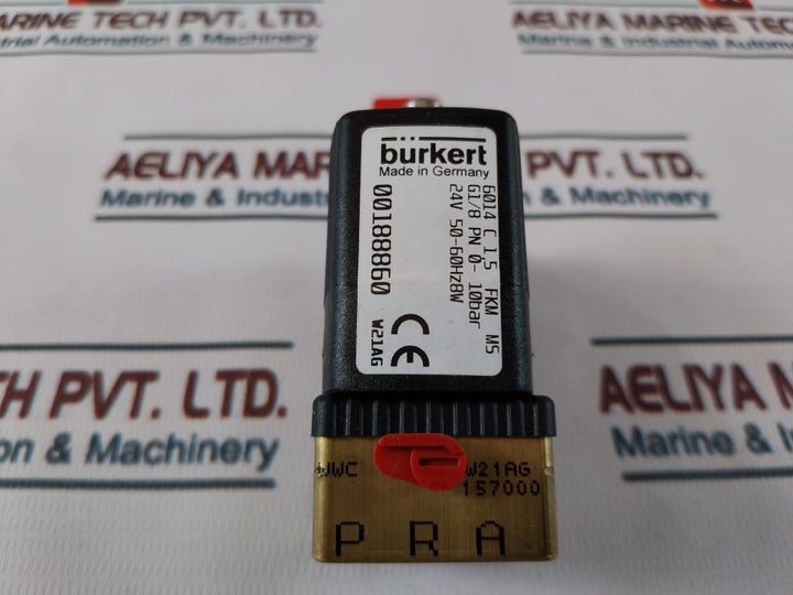 Burkert 6014 C 1,5 Fkm Ms Plunger Valve 3/2-way Direct-acting