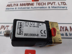 Burkert 6014 C 1,5 Fkm Ms Plunger Valve 3/2-way Direct-acting