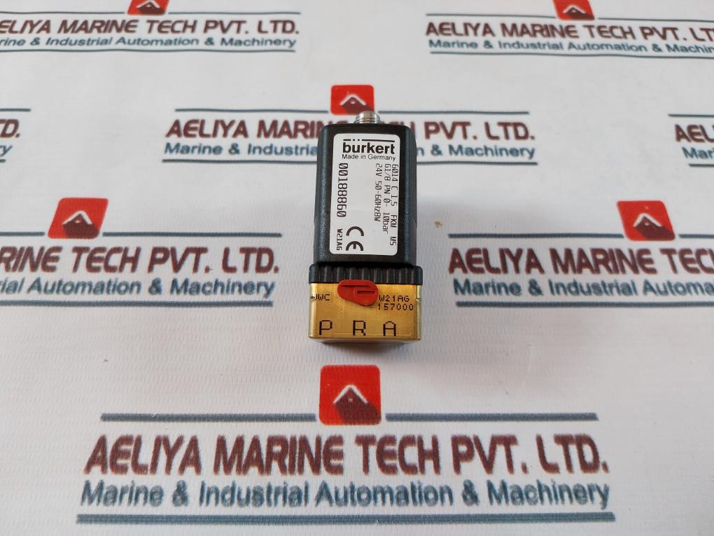 Burkert 6014 C 1,5 Fkm Ms Solenoid Valve 00188860