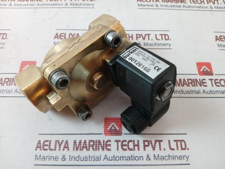 Burkert 6014 C 1,5 Fpm Ms Solenoid Valve 230V 50Hz 3W 00126160 125726 W26Ln