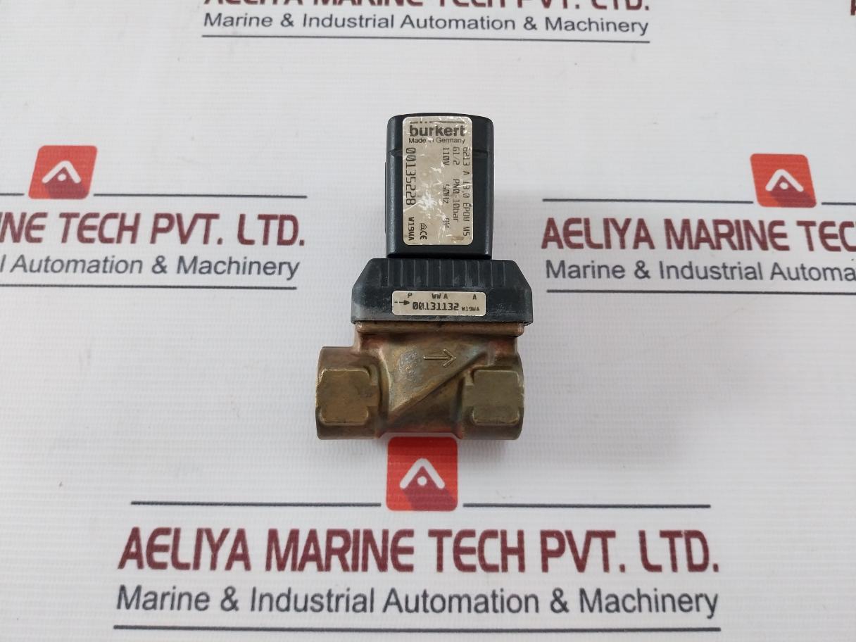 Burkert 6213 A 13.0 Epdm Ms Servo-assisted Diaphragm Valve 110V 50Hz 8W W19Ma