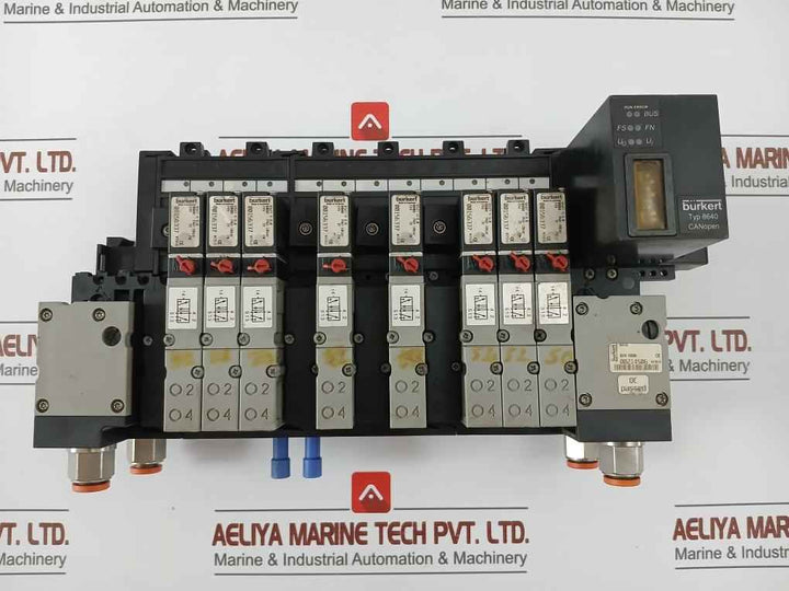 Burkert 8640 Modular Valve Unit For Pneumatic 24Vdc 2W