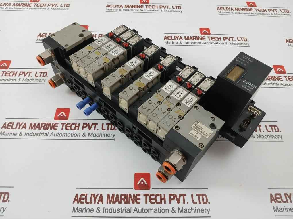 Burkert 8640 Modular Valve Unit For Pneumatic 24Vdc 2W