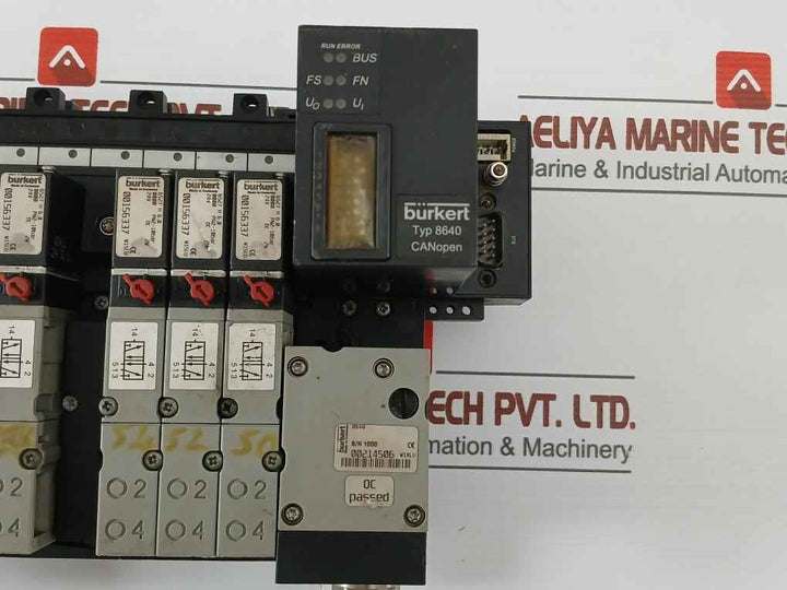 Burkert 8640 Modular Valve Unit For Pneumatic 24Vdc 2W