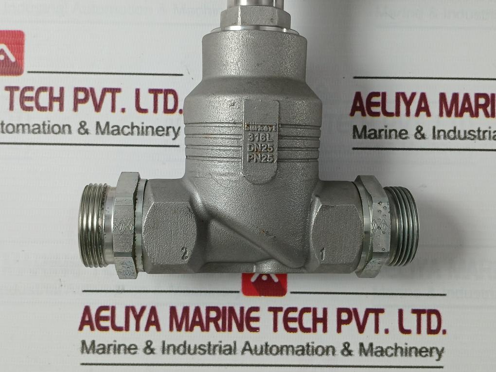 Burkert 8802 Continuous Control Valve System Rev. 2 24V 7Bar 2712 A 15.0 Ss Va