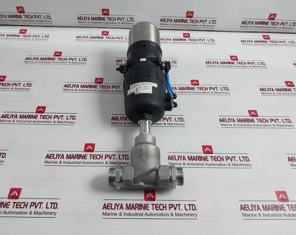 Burkert 8802 Continuous Control Valve With 8692-e1-..-l Pu02 Positioner 5.5-7Bar