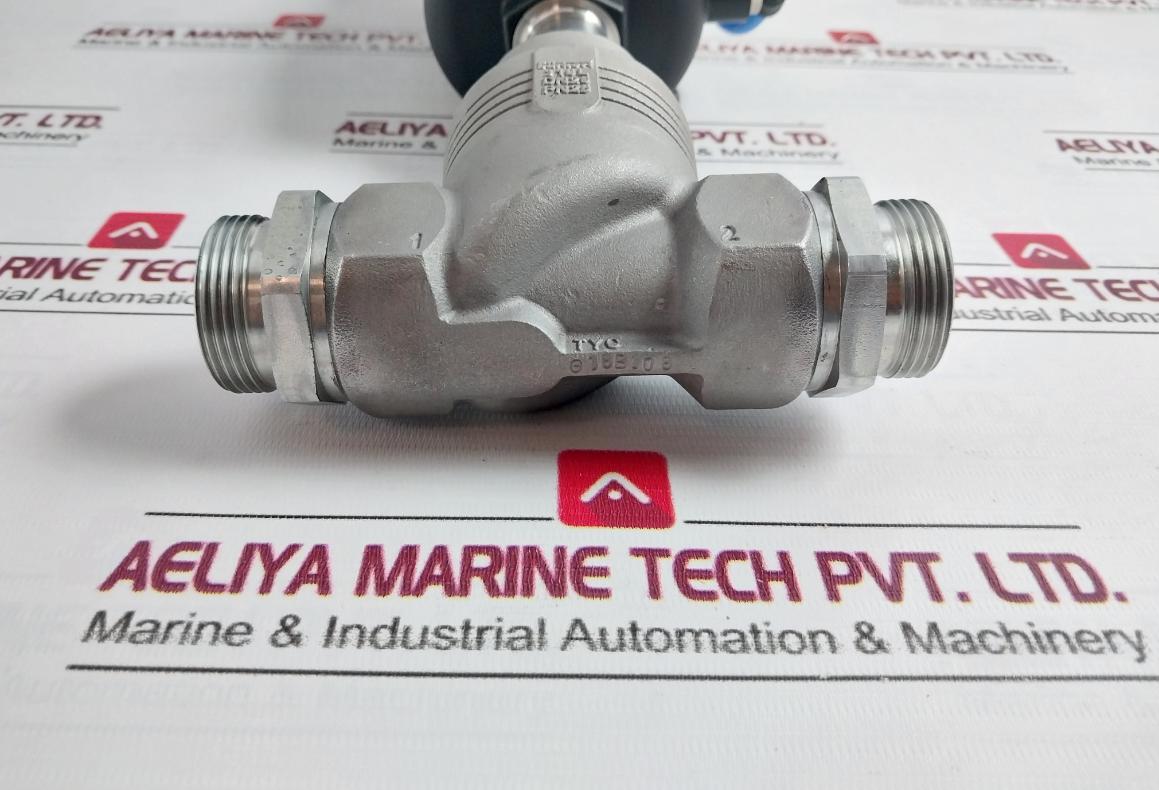 Burkert 8802 Continuous Control Valve With 8692-e1-..-l Pu02 Positioner 5.5-7Bar