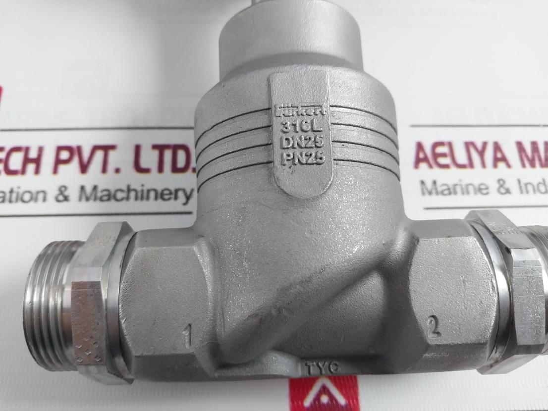 Burkert 8802 Continuous Control Valve With 8692-e1-..-l Pu02 Positioner 5.5-7Bar