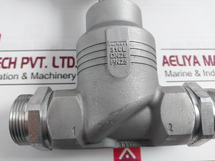 Burkert 8802 Continuous Control Valve With 8692-e1-..-l Pu02 Positioner 5.5-7Bar