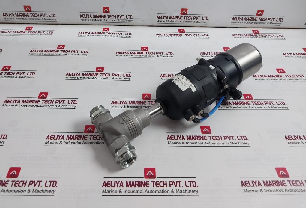 Burkert 8802 Continuous Control Valve With 8692-e1-..-l Pu02 Positioner 5.5-7Bar