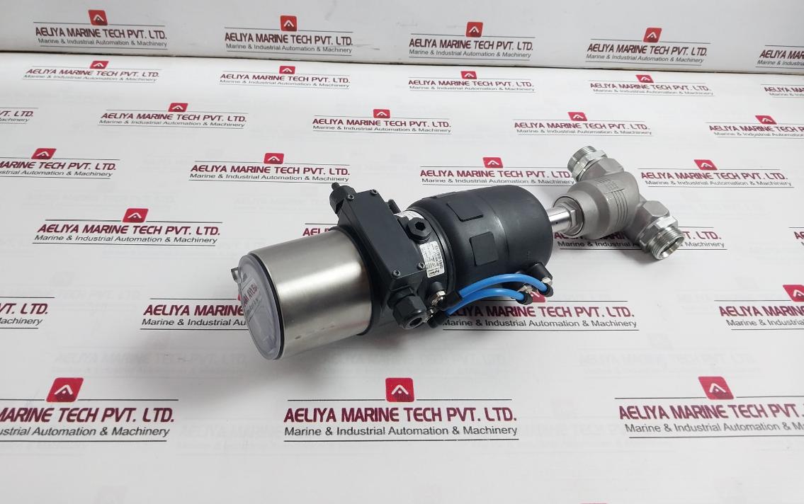 Burkert 8802 Continuous Control Valve With 8692-e1-..-l Pu02 Positioner 5.5-7Bar