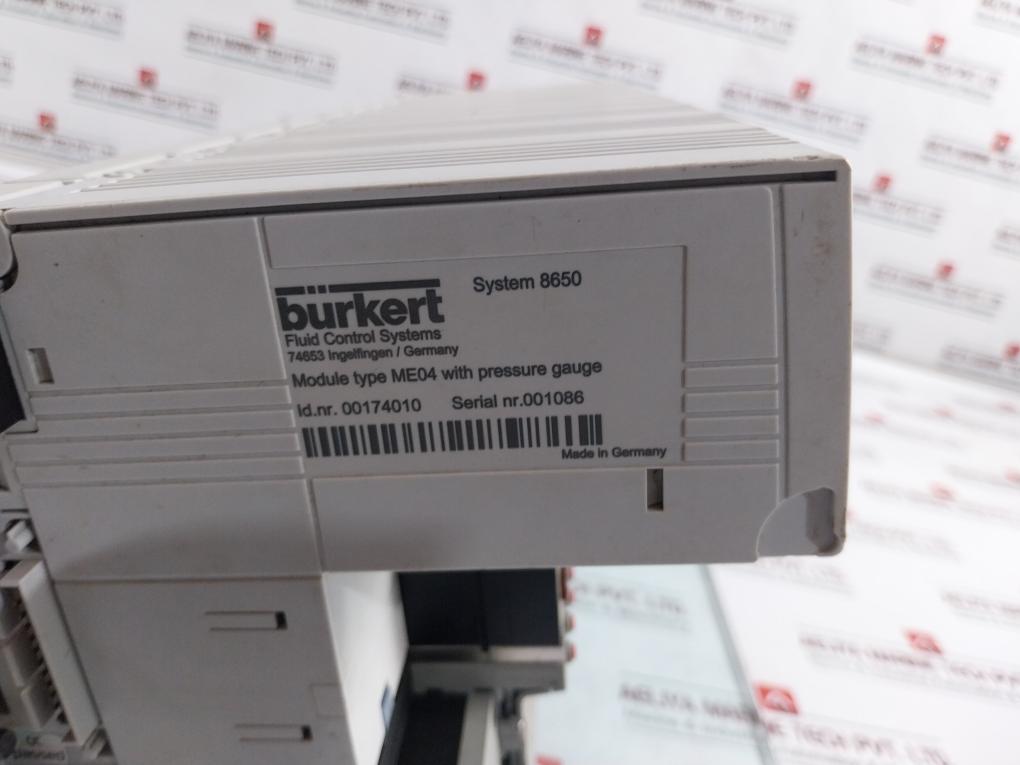 Burkert Airline Ex System 8650 Electropneumatic Automation System