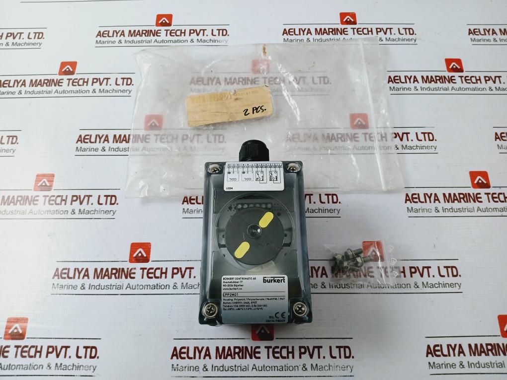 Burkert Epp2m01 Limit Switch 10a (250v Ac), 2,5a (24v Dc)