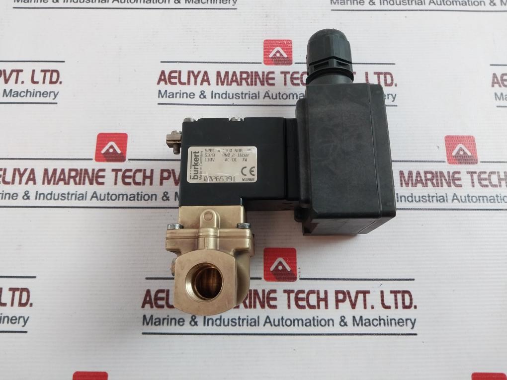 Burkert Ptb 02 Atex 2094X Solenoid Valve 100-120V Ac/Dc 7W