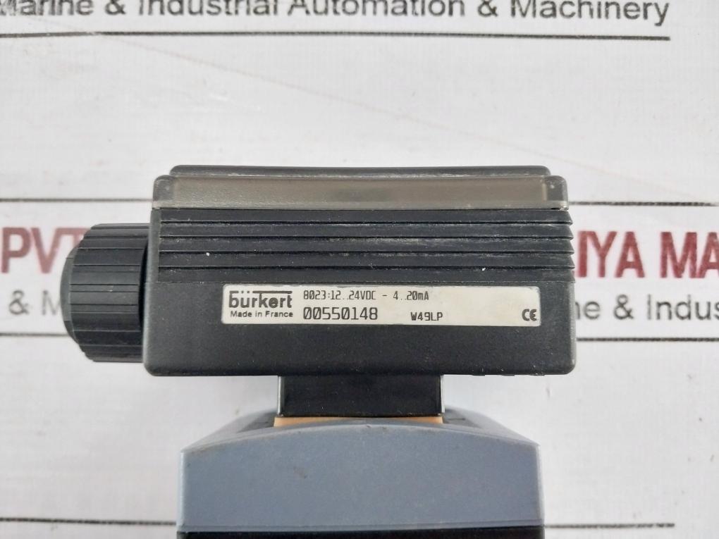 Burkert S030-fkm-pp Solenoid Valve With Flow Paddle Wheel P 12 24Vdc-4 20Ma