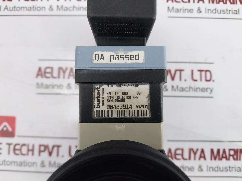 Burkert S030-fkm-pp Solenoid Valve With Flow Paddle Wheel P 12 24Vdc-4 20Ma