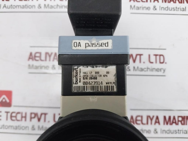 Burkert S030-fkm-pp Solenoid Valve With Flow Paddle Wheel P 12 24Vdc-4 20Ma