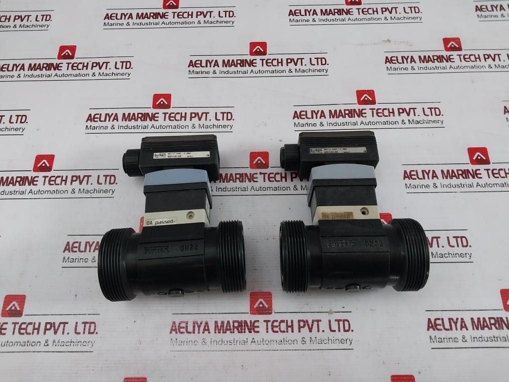 Burkert S030-fkm-pp Solenoid Valve With Flow Paddle Wheel P 12 24Vdc-4 20Ma