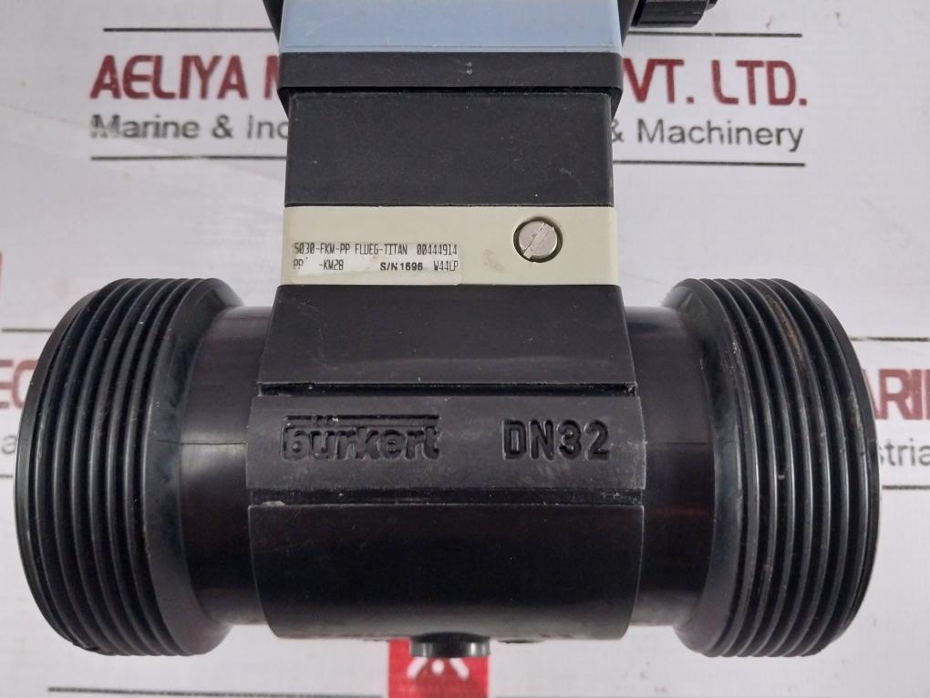 Burkert S030-fkm-pp Solenoid Valve With Flow Paddle Wheel P 12 24Vdc-4 20Ma