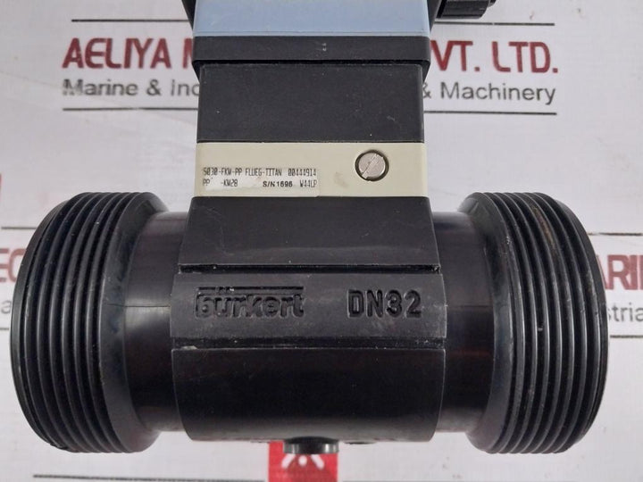 Burkert S030-fkm-pp Solenoid Valve With Flow Paddle Wheel P 12 24Vdc-4 20Ma