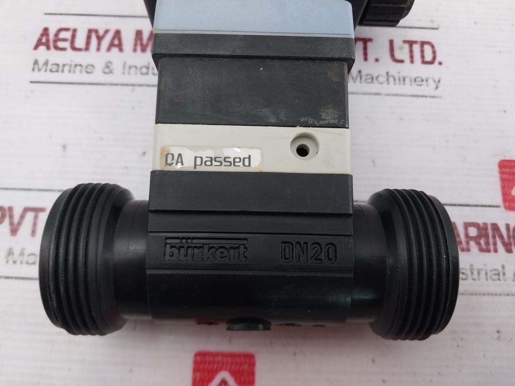 Burkert Se30/8030 Solenoid Valve With Flow Paddle Wheel Pp D25 Fk Dn20