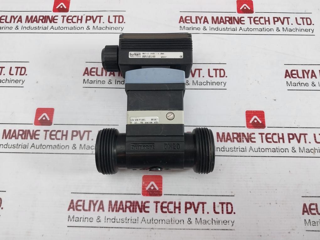 Burkert Se30/8030 Solenoid Valve With Flow Paddle Wheel Pp D25 Fk Dn20