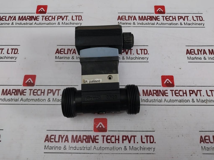 Burkert Se30/8030 Solenoid Valve With Flow Paddle Wheel Pp D25 Fk Dn20