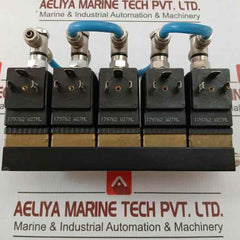 Burkert Solenoid Valve Manifold Block 6014 T 2,0 Fkm Ms 24V Dc