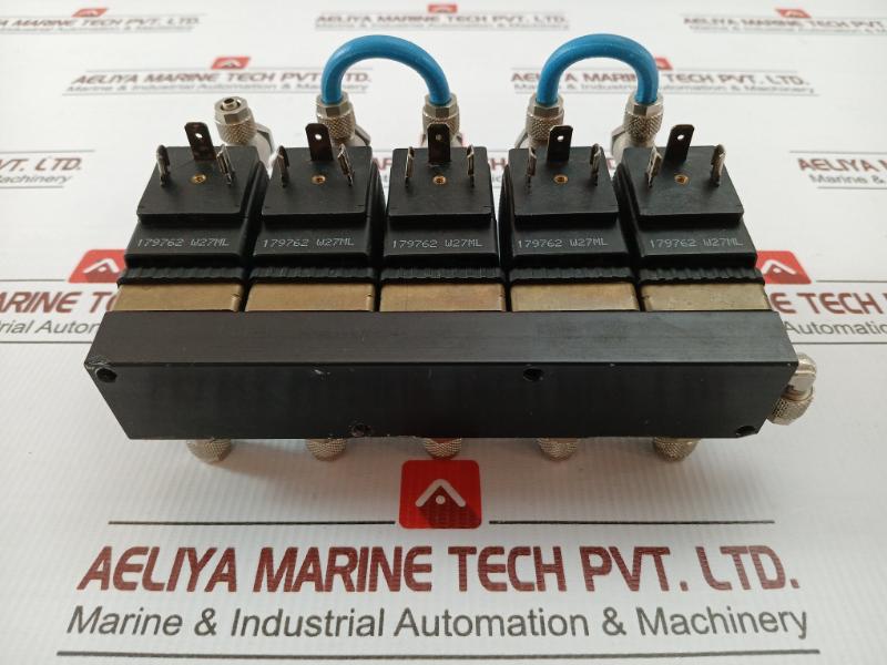 Burkert Solenoid Valve Manifold Block 6014 T 2,0 Fkm Ms 24V Dc