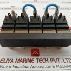 Burkert Solenoid Valve Manifold Block 6014 T 2,0 Fkm Ms 24V Dc