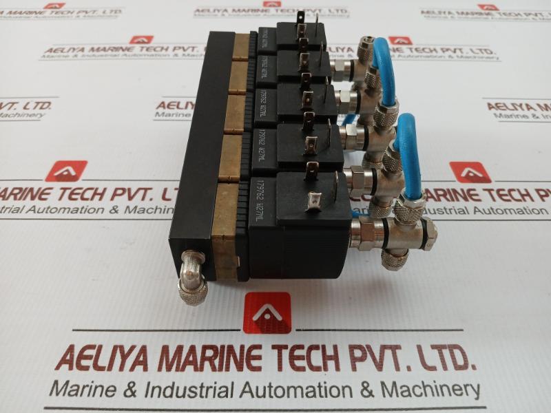 Burkert Solenoid Valve Manifold Block 6014 T 2,0 Fkm Ms 24V Dc