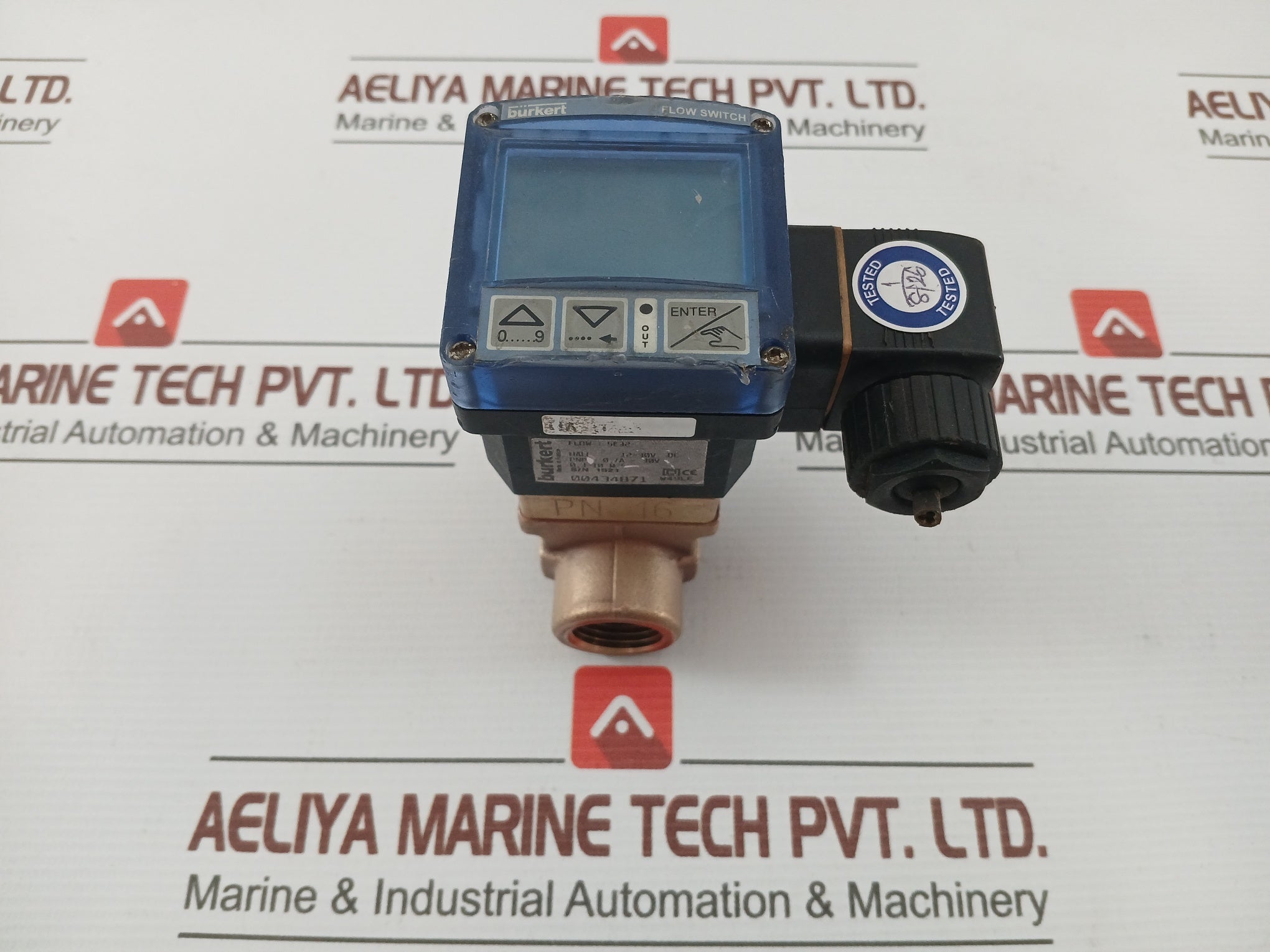 Burkert Syst 5030 Flow Switch 12-30V Dc