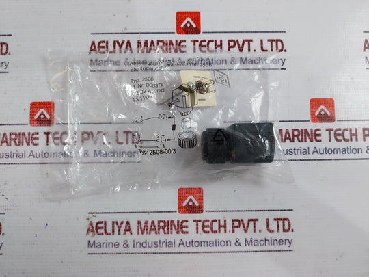 Burkert  2508 Cable Plug 0-250V Ac/Dc