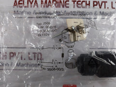 Burkert  2508 Cable Plug 0-250V Ac/Dc