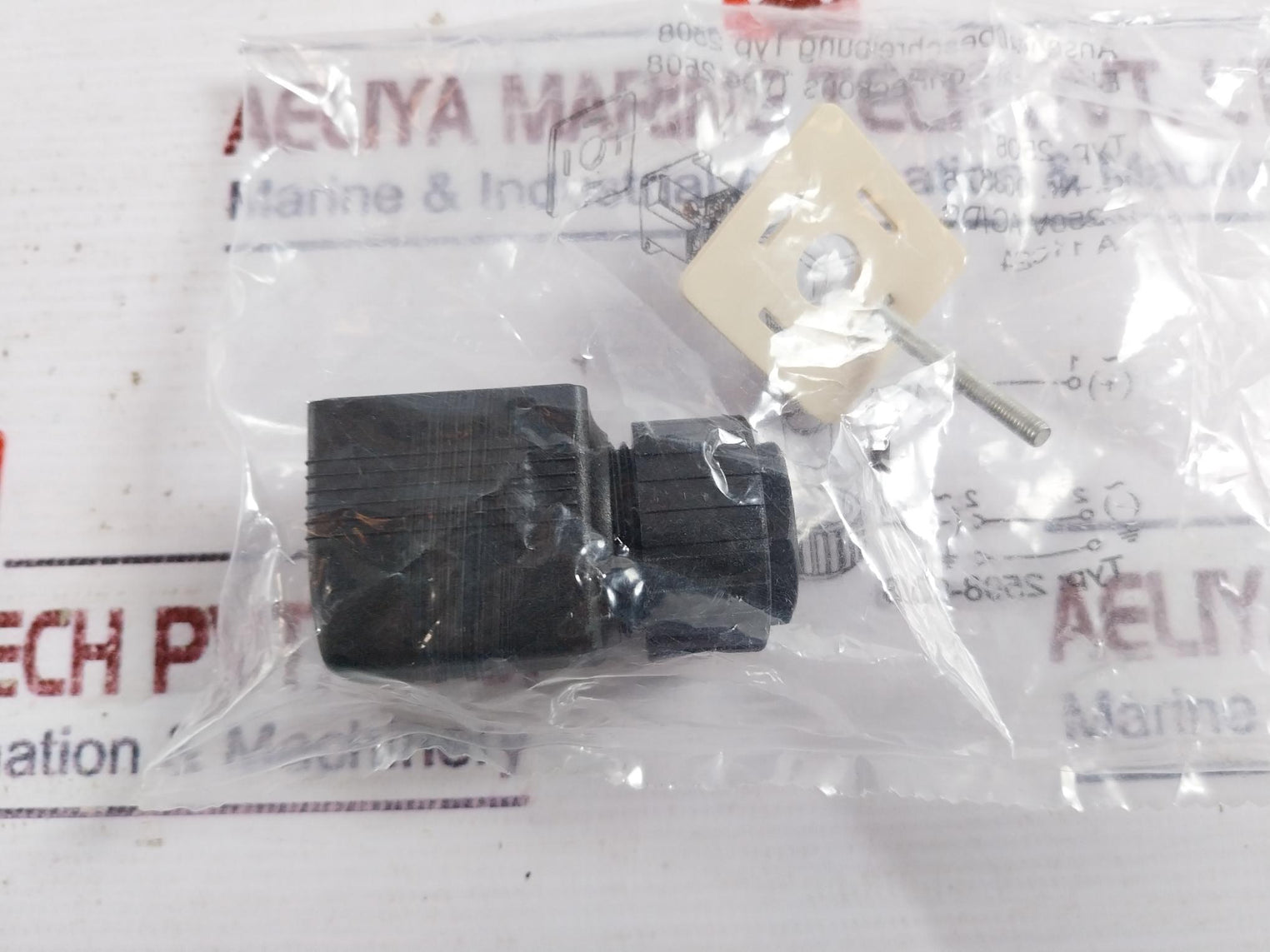 Burkert  2508 Cable Plug 0-250V Ac/Dc