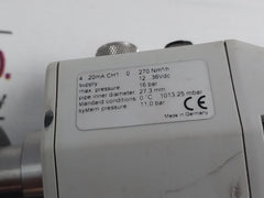 Burkert Werke 8008 Consumption Flowmeter 12-36Vdc 16Bar 27.3Mm 11.0 Bar