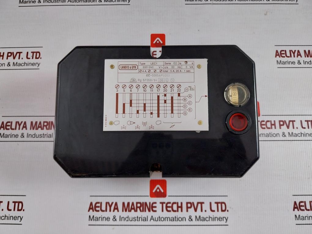 Burner Control Unit 220-240V 60Hz Landis & Gyr Lec1