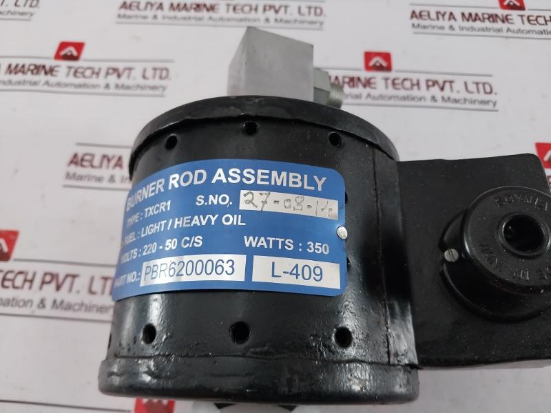 Burner Rod Assembly TXCR1 Thermax Boiler PBR6200063 L-409 220 – 50 C/S