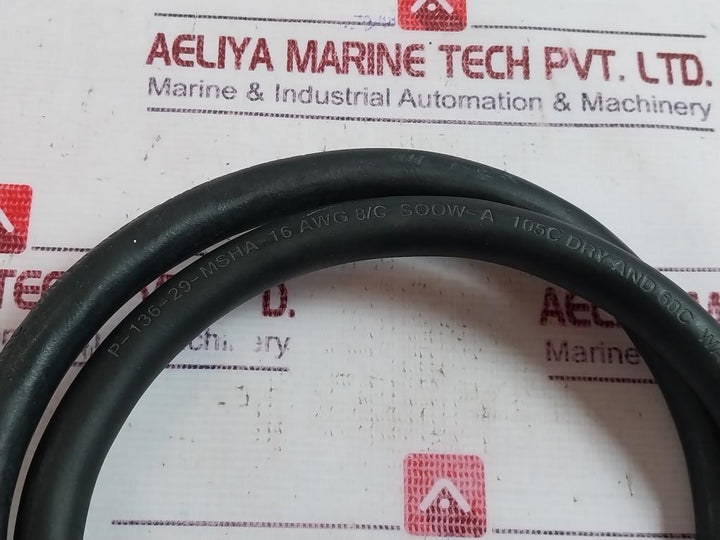 Burton 5501-2008-0004 E Cable 16 Awg 8/C Soow-a 105°C Dry 60°C Water Resistant