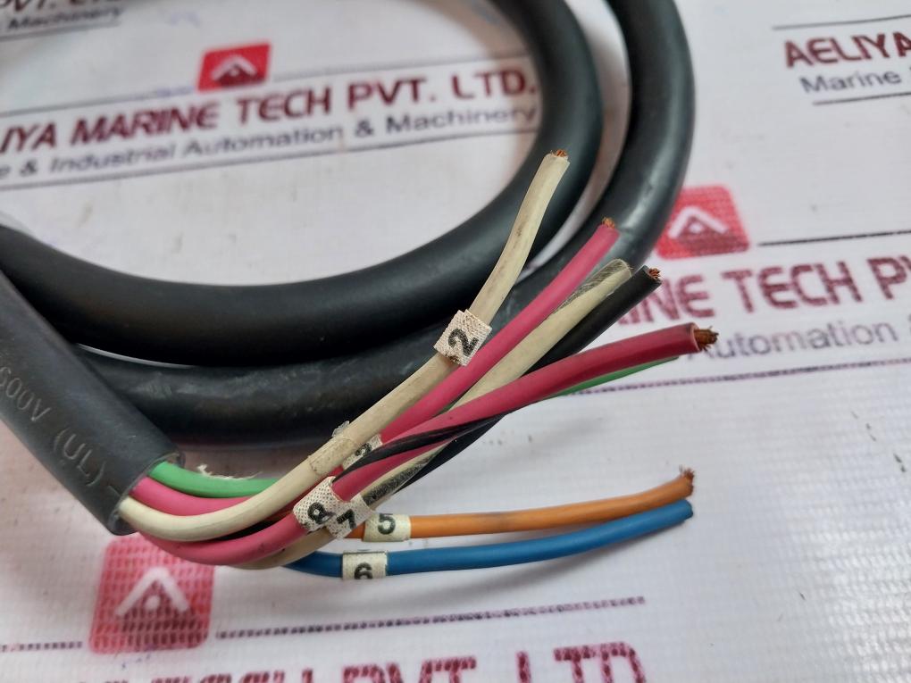 Burton 5501-2008-0004 E Cable 16 Awg 8/C Soow-a 105°C Dry 60°C Water Resistant