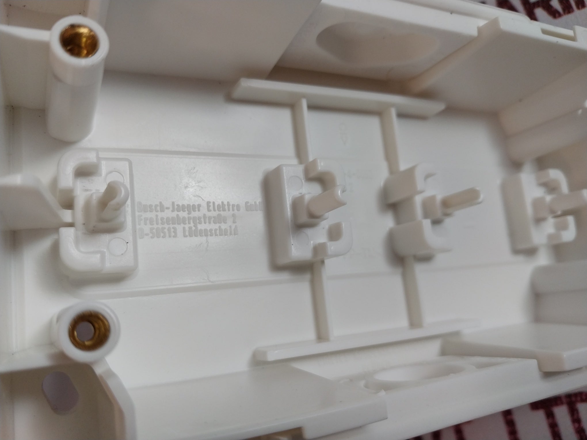 Busch-jaeger 790-3230 White 2 Gang Electrical Thermoplastic Plug Socket