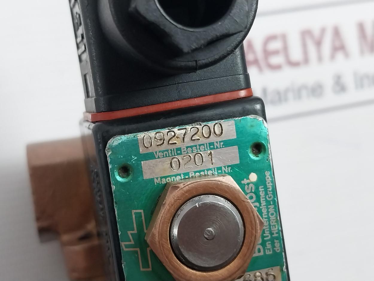 Buschjost 0927200 Solenoid Valve 220 V 16Va/11.5W