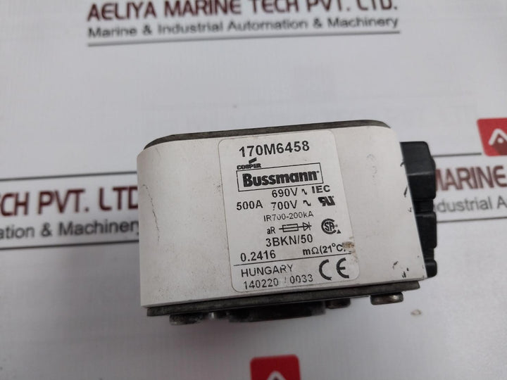 Bussmann 170M6458 High Speed Fuse Link 500A Ir700-200Ka 700V~