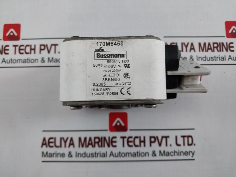 Bussmann 170M6458 High Speed Fuse Square Body Fuse 500A 690V