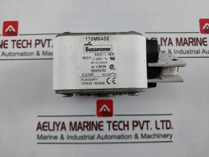 Bussmann 170M6458 High Speed Fuse Square Body Fuse 500A 690V