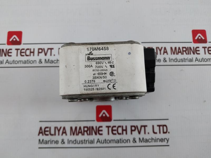 Bussmann 170M6458 High Speed Square Body Fuse 690V Iec 700V Ir700-200Ka