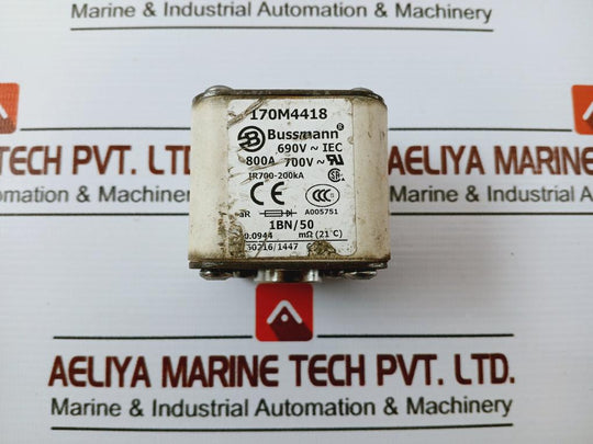 Bussmann 170M4418 High Speed Square Body Fuse 800A 690V~