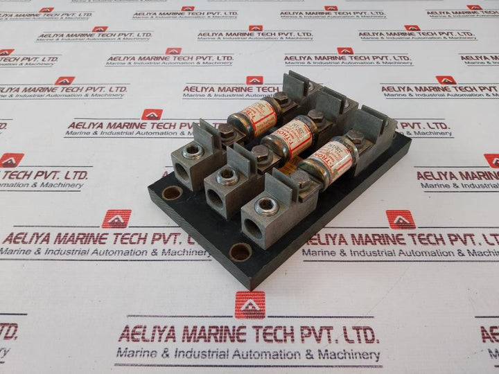 Bussmann 1B0089 Class T Modular Fuse Block 600v 200a W/ T-TRON JJS-150 Fuse